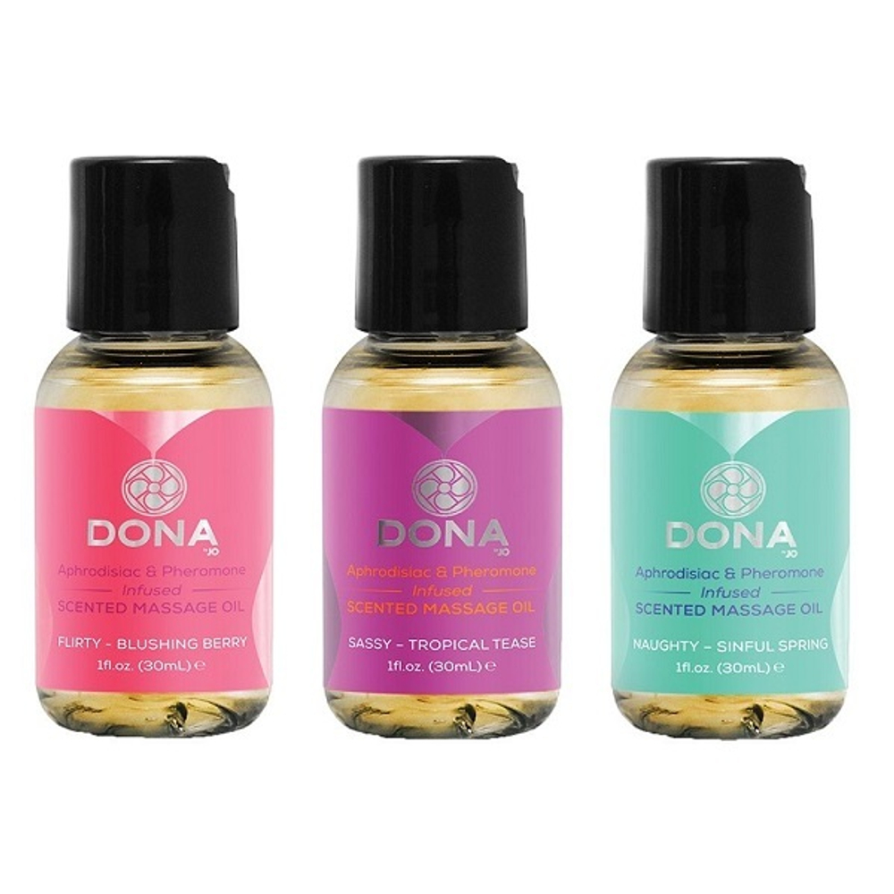 Подарочный набор массажных масел System JO Dona Let me touch you