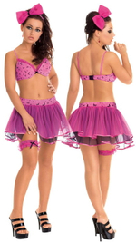 Игровой костюм девчонки (Размер: M-L) (Цвет: розовый)