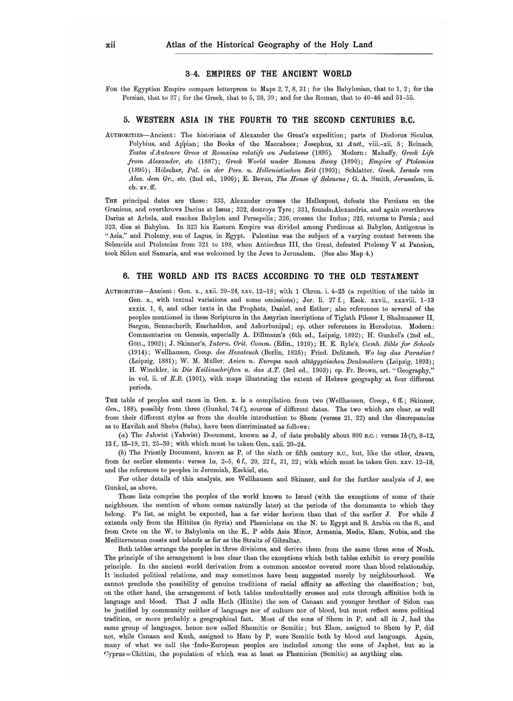 Atlas of the Historical Geography of the Holy Land | G.A. Smith