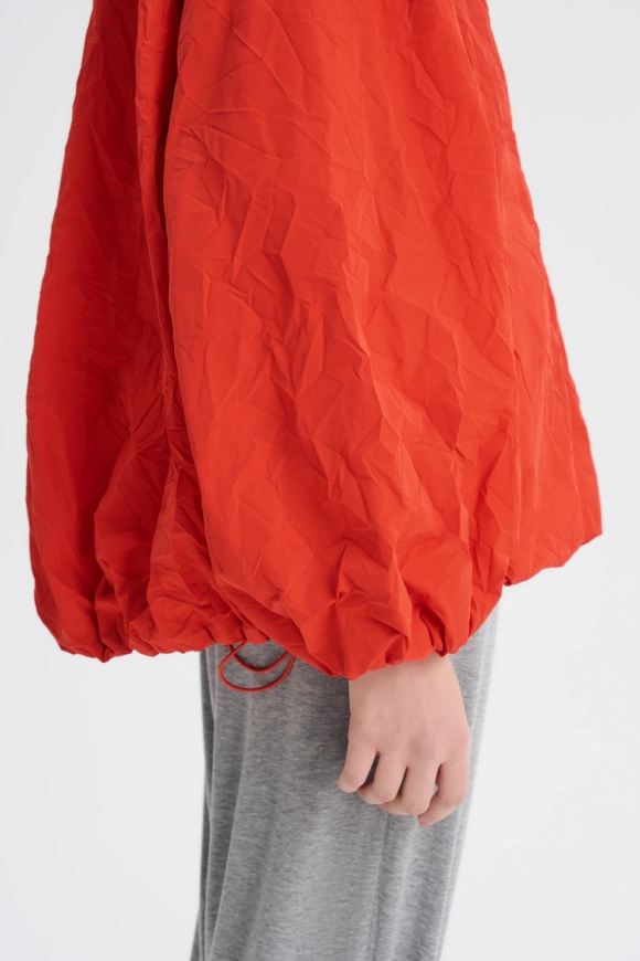 Куртка из жатой плащёвки