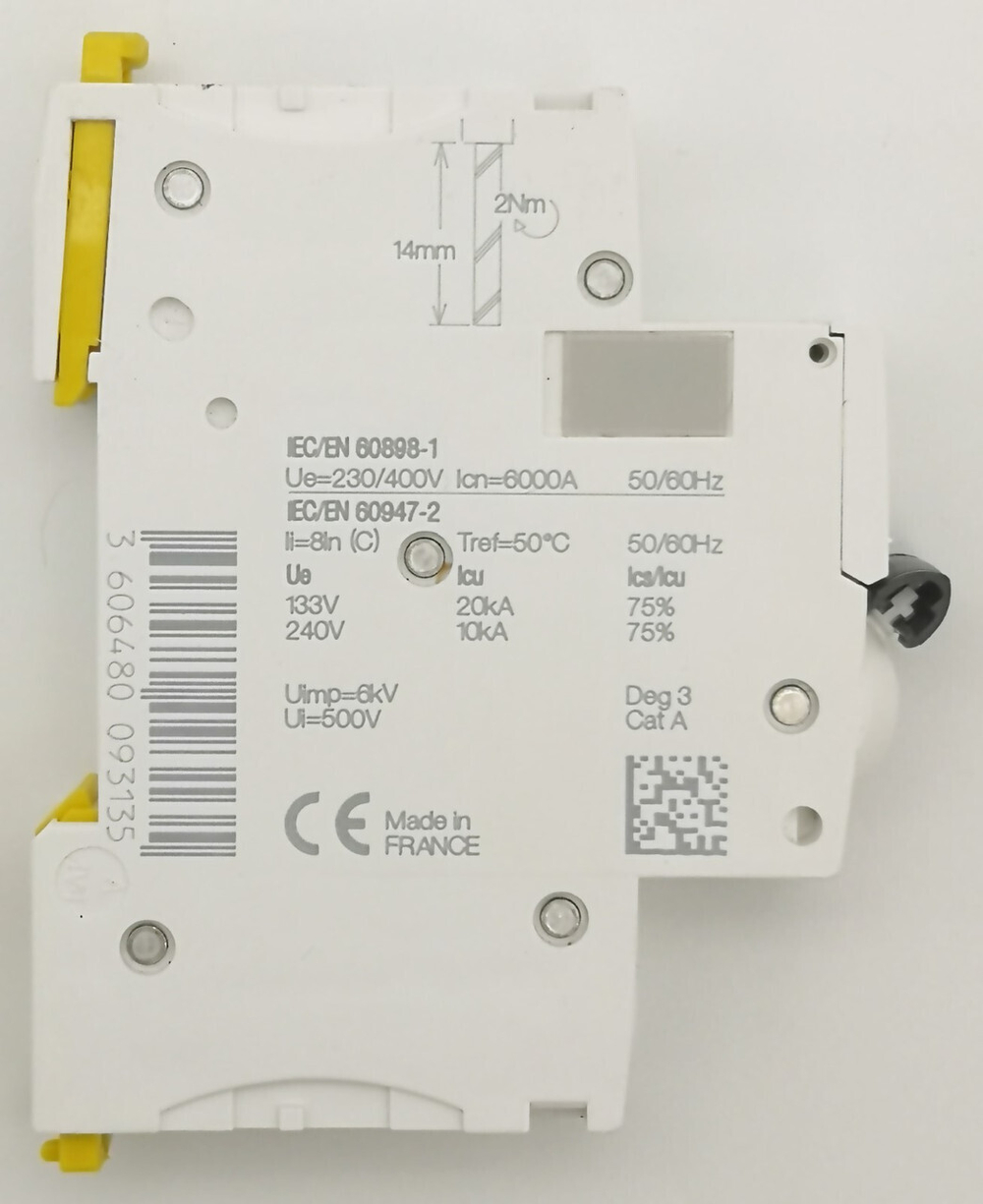 Автоматический выключатель Schneider Electric c10  ic60N C10A 6kA