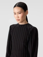 Платье макси в тонкую полоску OLA OLA