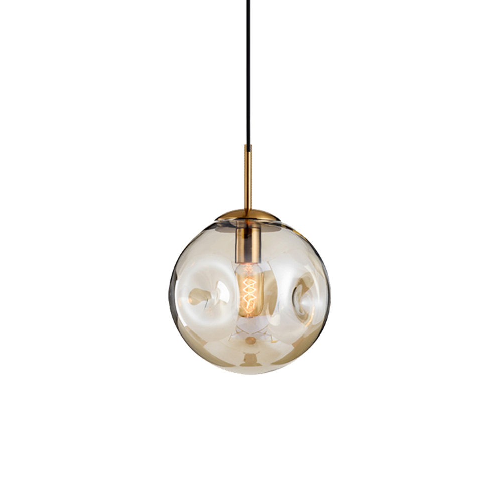 Pendant design lamp Wrin  ( Amber )