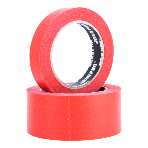 JETA PRO Лента маскирующая,водостойкая,уст.УФ,90°С-60 мин,красная,25ммx40м