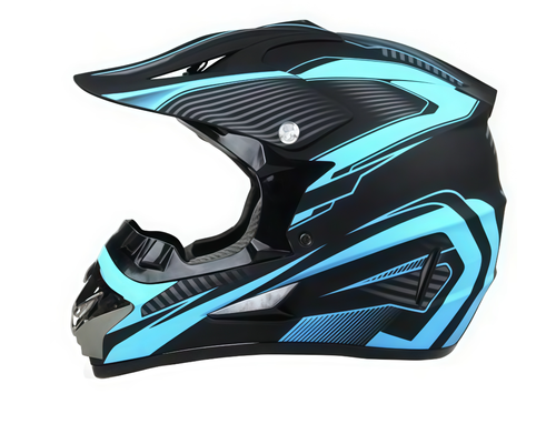 Шлем кроссовый MOTAX 125 Argos G21 XS (47-48) матовый-черный-синий