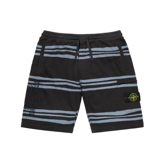 Supreme FW20, Week 13 x Stone Island FW20 Warp Stripe Sweatshort