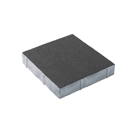 Тротуарная плитка КВАДРАТ 400х400 мм - Стандарт Черный