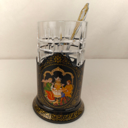 Чайный набор "Чаепитие" (Ручная роспись Палех)