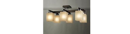 Люстра потолочная CL127161 хром + венге Оскар Citilux