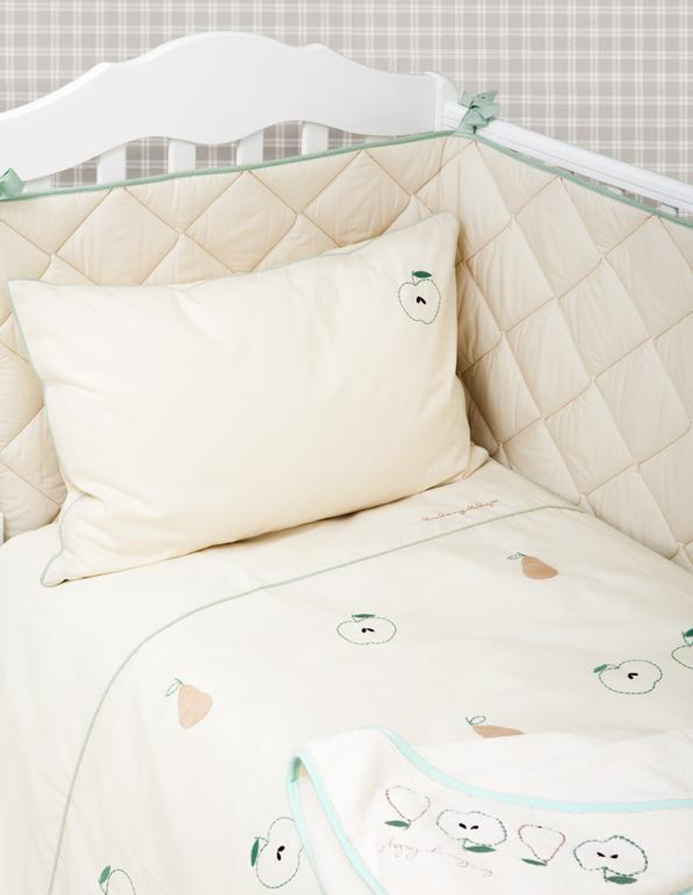 Бампер для детской кроватки 380x45 Luxberry Fruit