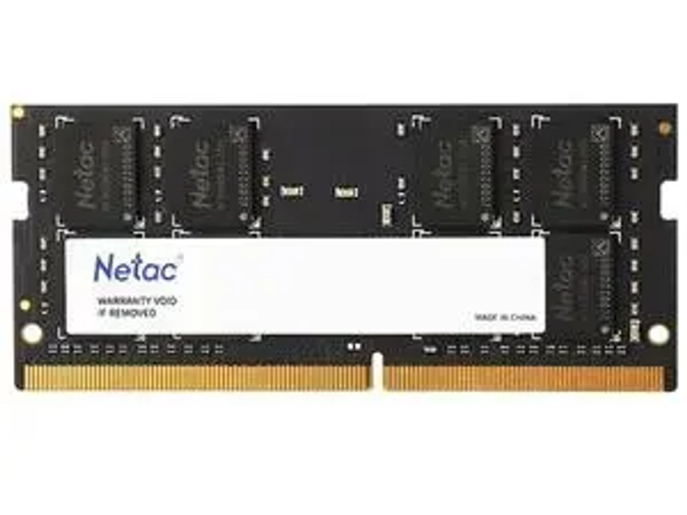 Модуль памяти для ноутбука Netac Basic, NTBSD4N26SP-16, DDR4 SO-DIMM, 16Gb, 2666Mhz, C19