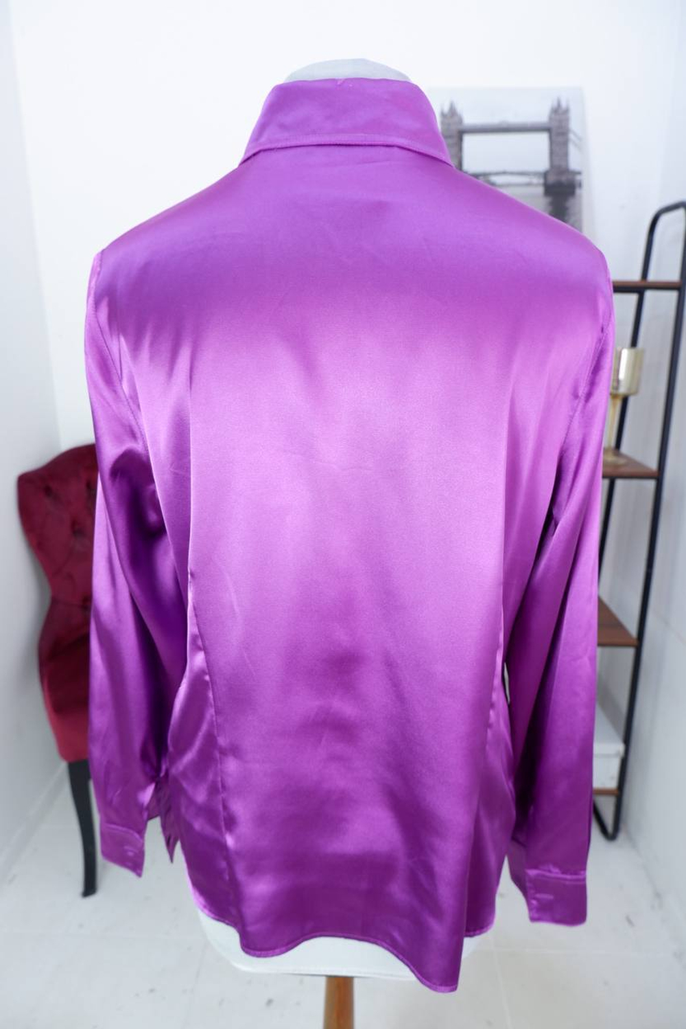 Блузка Canda атласная, визуально на 42/44 размер