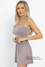 Кроп-топ Шелк вискозы (латте) Б14506-52М LT Collection