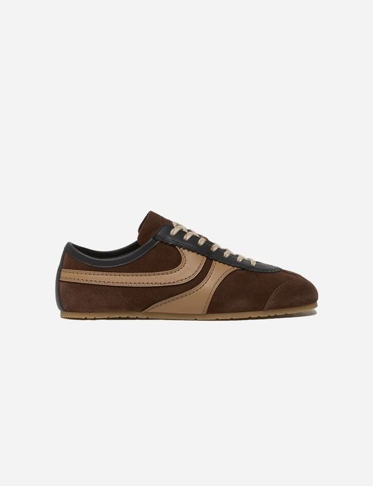 Dries Van Noten Suede Dark Brown sneakers
