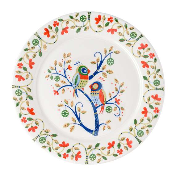 Тарелка fantail bird из коллекции birds of paradise, D21 см