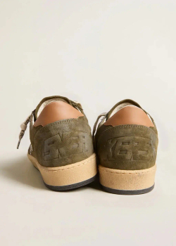 Ball Star khaki with silver glitter star