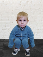 1141 Комбинезон детский флис джинс1 (60-116)