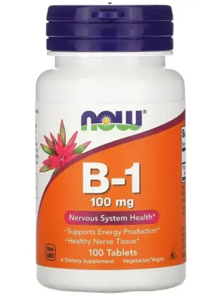 БАД B-1 100 mg (Now)