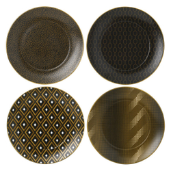 Набор тарелок закусочных 4шт 20см Wedgwood Аррис Акцент