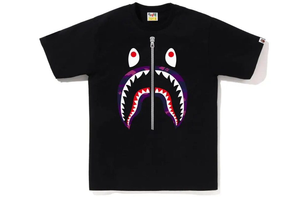 A Bathing Ape Bathing Ape The City Camo Shark Футболка