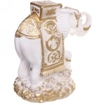 Копилка из гипса «Слон индийский на камнях» 26*28см белый