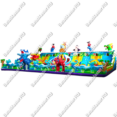 Коммерческий батут "Звериный городок" 24*15*6 м