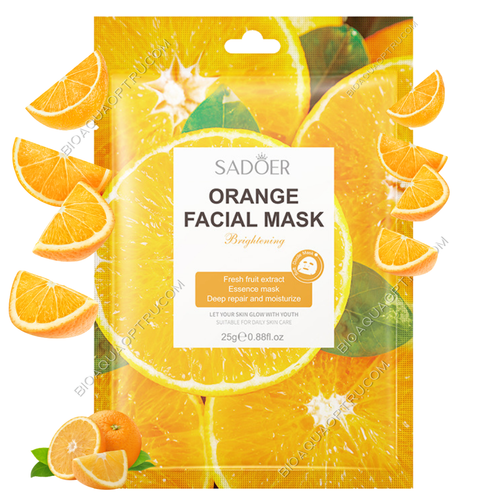УЦЕНКА! ПРОБУЖДАЮЩАЯ АПЕЛЬСИНОВАЯ МАСКА ДЛЯ ЛИЦА 1 шт.