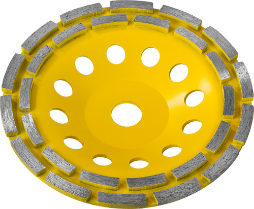 Двухрядная алмазная чашка STAYER Double d 180 мм