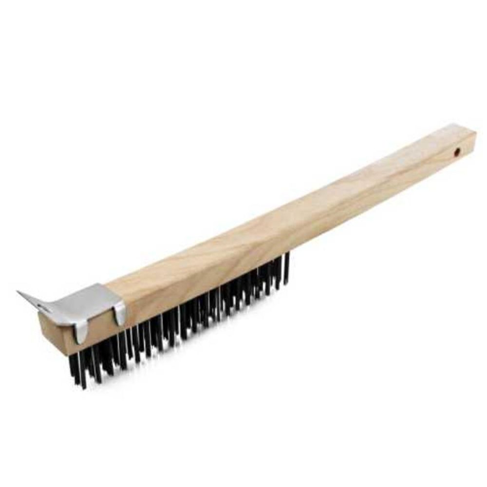 Щетка для чистки гриля 51,5*4 см деревянная с металлической щетиной P.L. Proff Cuisine