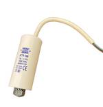 Пусковой конденсатор К78-98-В 10 мкФ+/-5% 450 цилиндрический, в пластиковом корпусе со шпилькой с гибким кабельным выводом