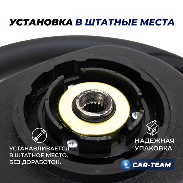 Руль в стиле Приора 2 в сборе адаптированный на ВАЗ 2101, 2102, 2103, 2104, 2105, 2107, Лада Нива 4x4, Урбан