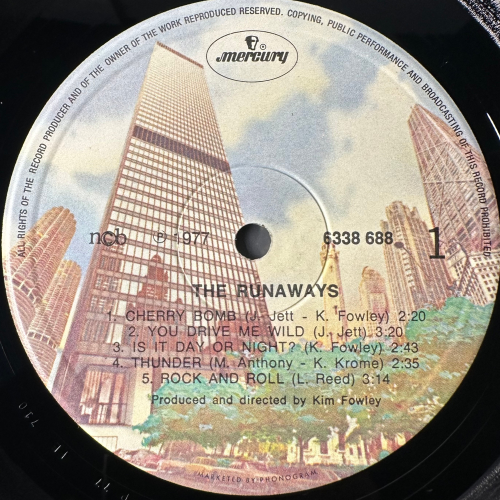 The Runaways ‎– The Runaways (Скандинавия 1977г.)
