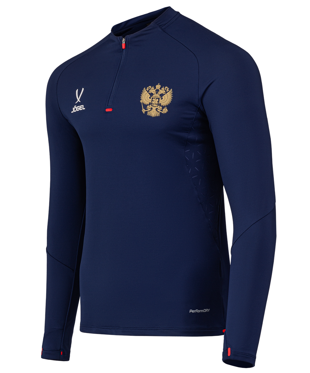 Джемпер тренировочный NATIONAL PerFormDRY Training Zip Top, темно-синий