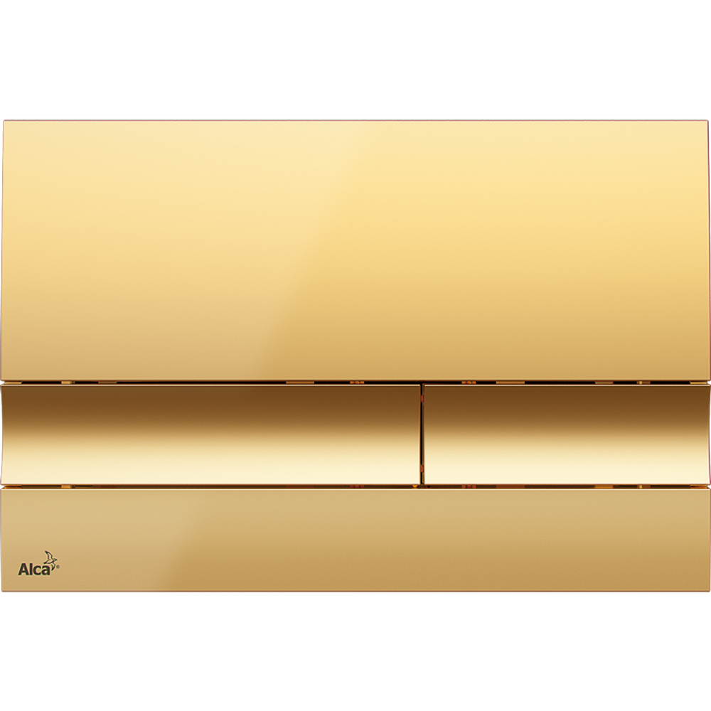 Кнопка смыва AlcaPlast M1725 золотая