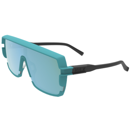 Спортивные очки HILX Youngblood Matt Aqua Green / Blue Lens