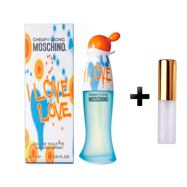 Moschino I Love Love + Атомайзер