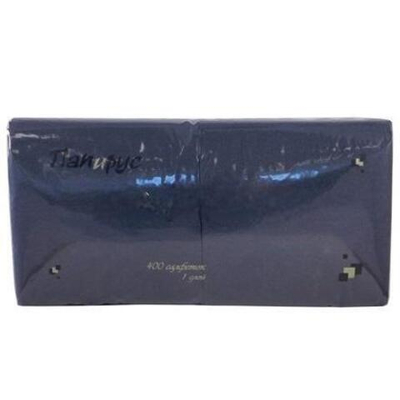 Салфетка 24х24 (1 сл.) 400 "Папирус" черная Интенсив (1/18 шт.)