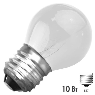 Лампа FOTON DECOR P45 CL 10W E27 CLEAR 230V ПРОЗРАЧНАЯ 603425
