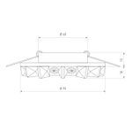 Точечный светильник Electrostandard 9120 зеленый/серебро