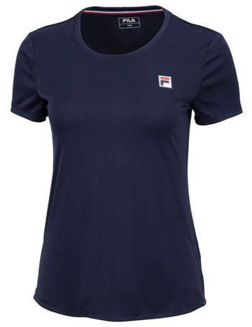 Футболка для девочки теннисная Fila Girls Leonie - небесный