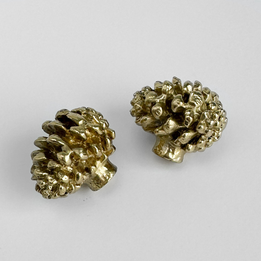 Ручка-кнопка MOS005 brass