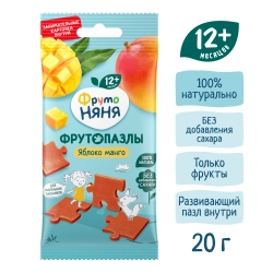 Фрутоняня Фрутопазлы яблоко-манго 20 гр