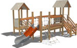 Детский городок Тула Vector для игровых площадок 3-7 лет