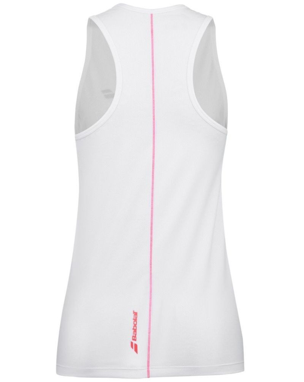 Топ теннисный Babolat Strike Tank Top - white/strike red