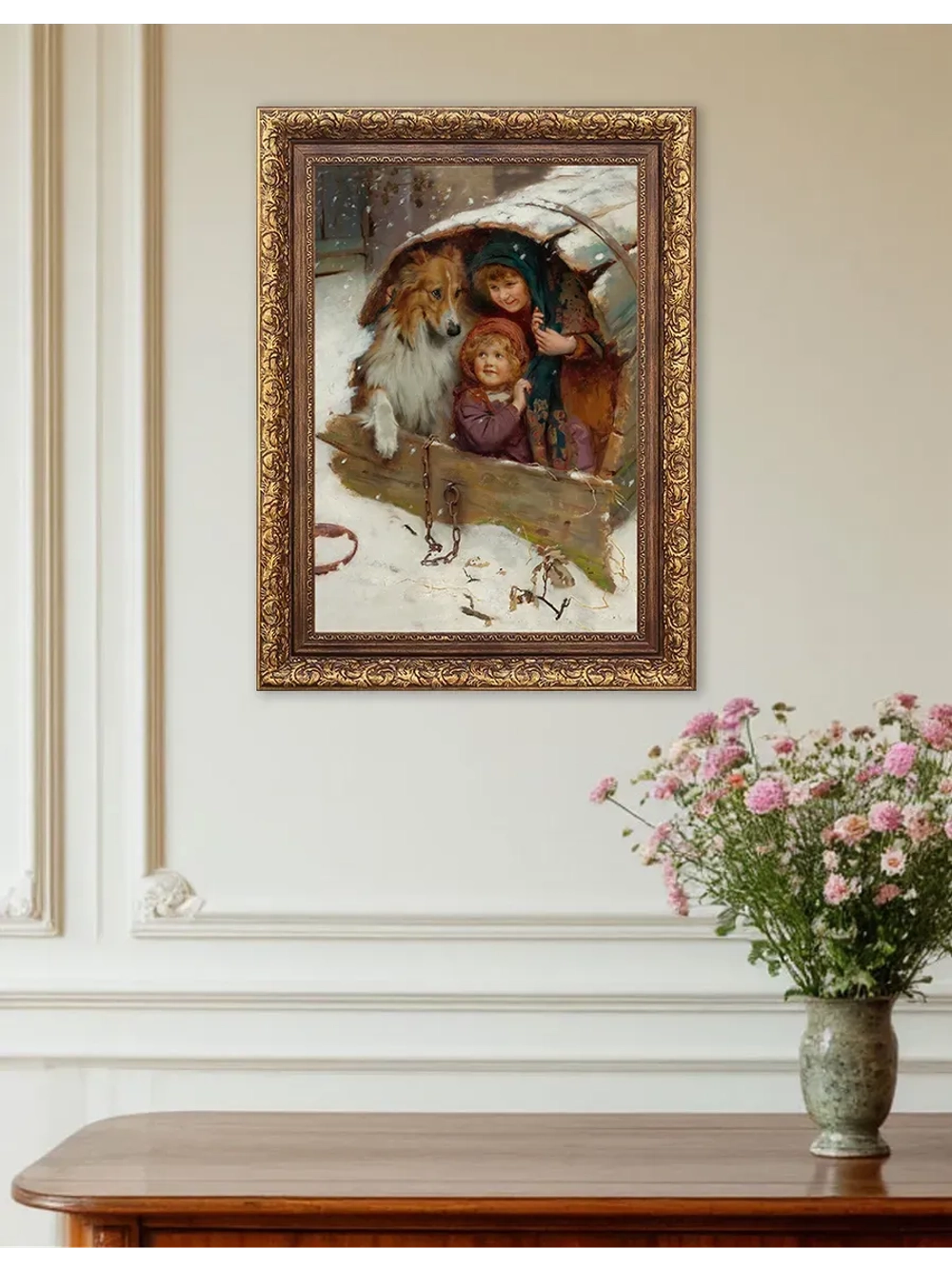 Картина на стену интерьерная на холсте "Дети"