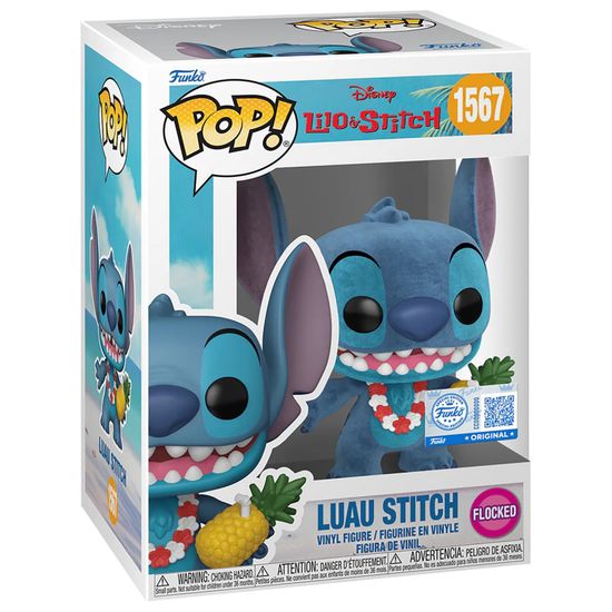 Фигурка Funko POP! Disney Lilo & Stitch Luau Stitch (FL) (Exc) (1567) 87200 / Фигурка Фанко ПОП! по мотивам мультфильма "Лило и Стич", Стич