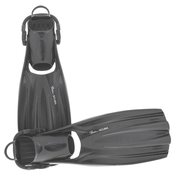 Ласты Marlin Scuba Black (открытая пятка)