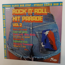 Винтажная виниловая пластинка LP Сборник Rock n Roll Hit Parade Vol 2 (France 1976)