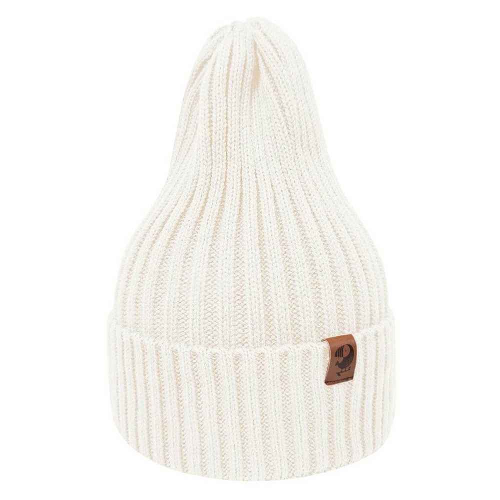 Шапка вязаная Woolly (экрю)
