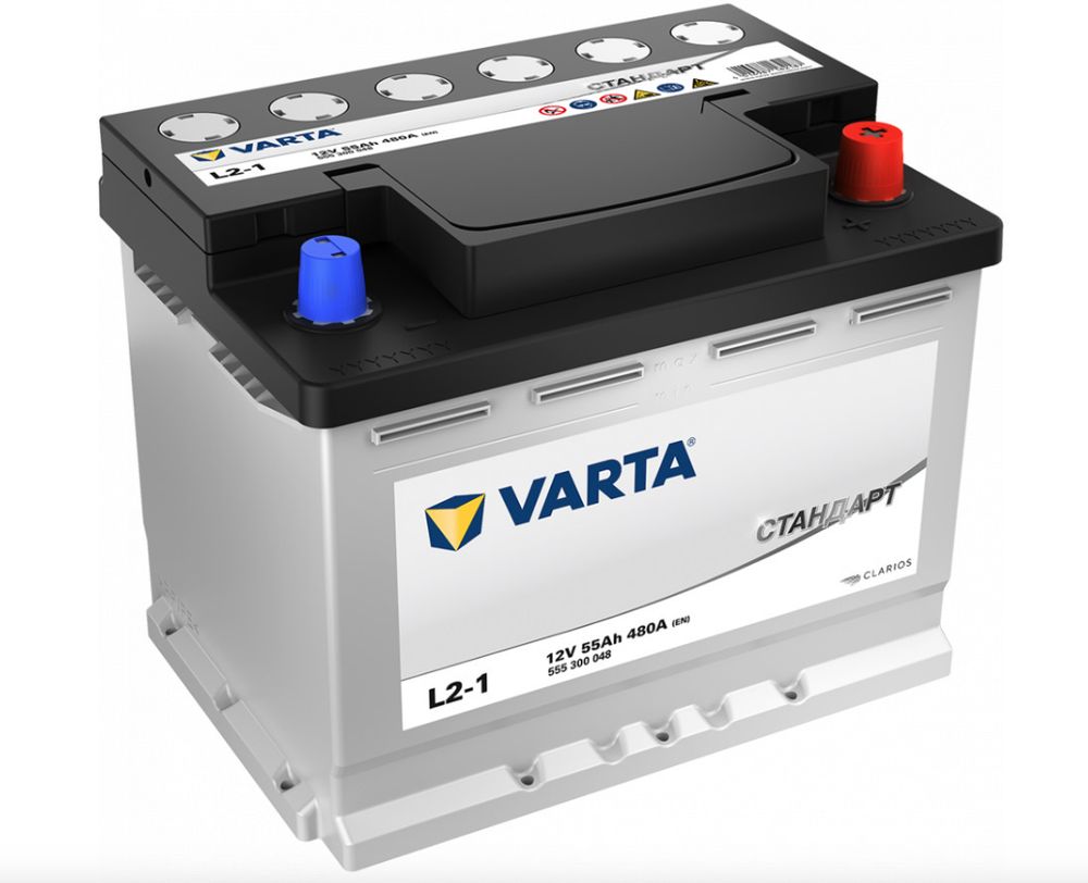 VARTA Стандарт 6CT- 55 ( 555 300 / 555 310 ) аккумулятор